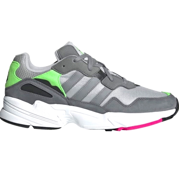 adidas Other - Adidas Gray and Green Sneakers